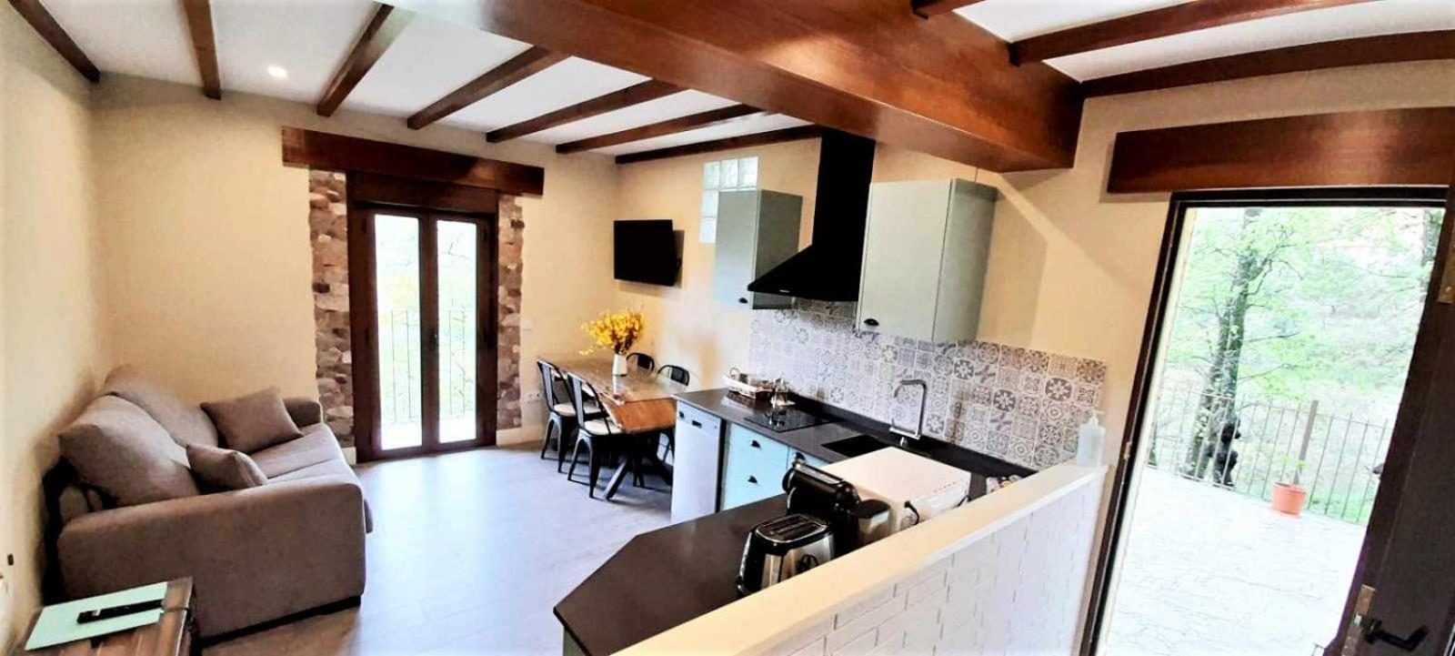 Apartamentos La Rosa Y El Pastor Guijo de Santa Bárbara Rum bild